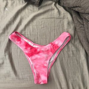 pink tie dye bottoms
